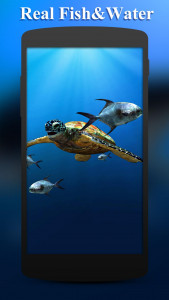 اسکرین شات 3 برنامه 3D Sea Fish Live Wallpaper HD