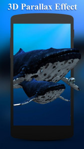 اسکرین شات برنامه 3D Sea Fish Live Wallpaper HD 1