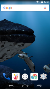 اسکرین شات 6 برنامه 3D Sea Fish Live Wallpaper HD