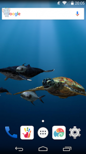 اسکرین شات برنامه 3D Sea Fish Live Wallpaper HD 5