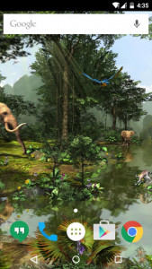 اسکرین شات برنامه 3D Rainforest Live Wallpaper 4