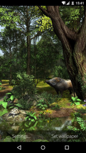 اسکرین شات برنامه 3D Rainforest Live Wallpaper 8