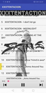 اسکرین شات برنامه XXXTENTACTION SKINS - NEW ALBUM 2019 2
