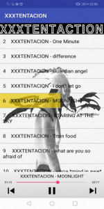 اسکرین شات برنامه XXXTENTACTION SKINS - NEW ALBUM 2019 1