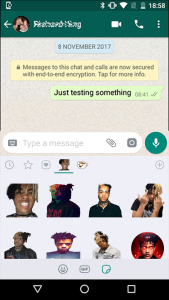 اسکرین شات برنامه XXXTentacion Stickers For Whatsapp 4