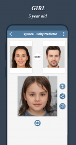 اسکرین شات برنامه BabyPredictor - Generate your future baby face 6