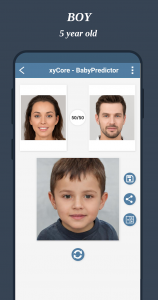 اسکرین شات برنامه BabyPredictor - Generate your future baby face 3