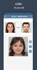 اسکرین شات برنامه BabyPredictor - Generate your future baby face 7