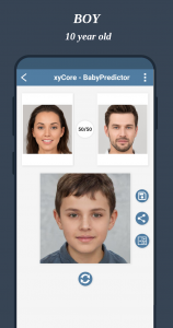 اسکرین شات برنامه BabyPredictor - Generate your future baby face 4