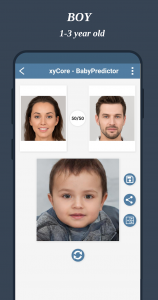 اسکرین شات برنامه BabyPredictor - Generate your future baby face 2