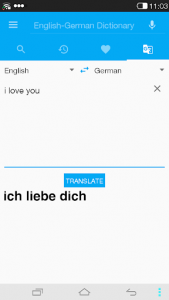 اسکرین شات برنامه English<->German Dictionary 5