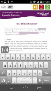 اسکرین شات برنامه SIGNificant E-Signing Client 2