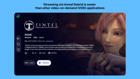 اسکرین شات برنامه Unreal Debrid: Stream torrents 4