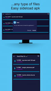 اسکرین شات 6 برنامه Send files to TV