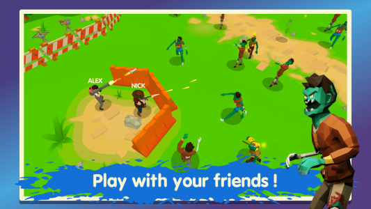 اسکرین شات 1 بازی Two Guys & Zombies 3D: Online