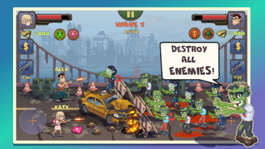 اسکرین شات بازی Two guys & Zombies 2 (two-player game) 5