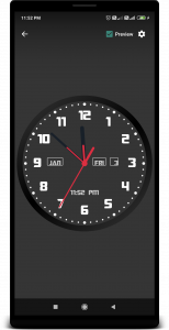 اسکرین شات برنامه Analog Clock Live Wallpaper 4