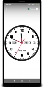 اسکرین شات برنامه Analog Clock Live Wallpaper 3