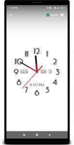 اسکرین شات برنامه Analog Clock Live Wallpaper 6