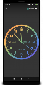 اسکرین شات برنامه Analog Clock Live Wallpaper 2