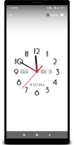 اسکرین شات 6 برنامه Analog Clock Live Wallpaper