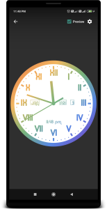 اسکرین شات 5 برنامه Analog Clock Live Wallpaper