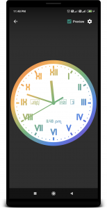 اسکرین شات برنامه Analog Clock Live Wallpaper 5