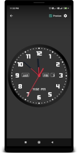 اسکرین شات 4 برنامه Analog Clock Live Wallpaper