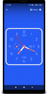 اسکرین شات 5 برنامه Clock Live Wallpaper