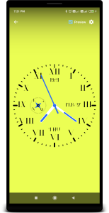 اسکرین شات 3 برنامه Clock Live Wallpaper