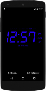 اسکرین شات برنامه Digital Clock Live Wallpaper 2
