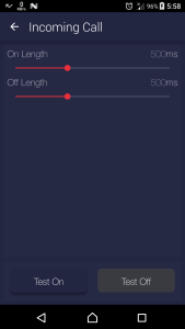 اسکرین شات 2 برنامه Flash on Call and SMS