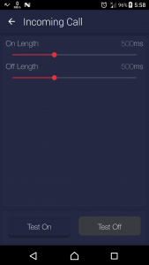 اسکرین شات 2 برنامه Flash on Call and SMS