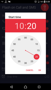 اسکرین شات 3 برنامه Flash on Call and SMS