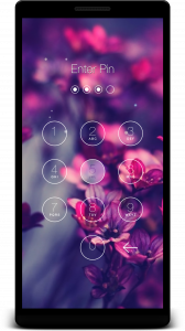 اسکرین شات برنامه Keypad Lock Screen 5