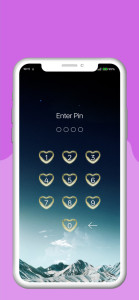 اسکرین شات 1 برنامه Keypad Lock Screen