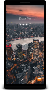 اسکرین شات برنامه Keypad Lock Screen 1