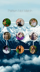 اسکرین شات برنامه Photo Pattern Lock Screen 4