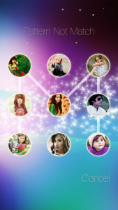 اسکرین شات 3 برنامه Photo Pattern Lock Screen