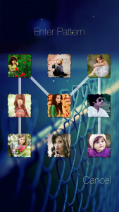 اسکرین شات 2 برنامه Photo Pattern Lock Screen