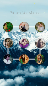 اسکرین شات 4 برنامه Photo Pattern Lock Screen
