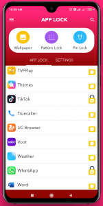 اسکرین شات برنامه AppLock - Fingerprint 2