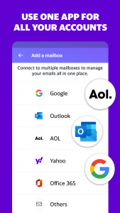 اسکرین شات برنامه yahoo mail 2