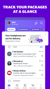 اسکرین شات برنامه yahoo mail 8