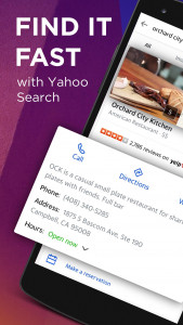 اسکرین شات برنامه Yahoo Search 1