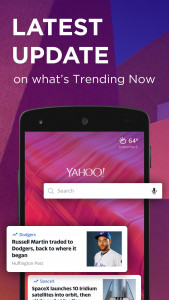 اسکرین شات برنامه Yahoo Search 3