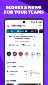 اسکرین شات برنامه Yahoo Sports: Scores & News 1