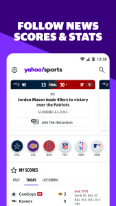 اسکرین شات برنامه Yahoo Sports: Scores & News 2