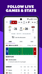 اسکرین شات برنامه Yahoo Sports: Scores & News 3