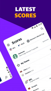 اسکرین شات برنامه Yahoo Sports: Scores & News 2